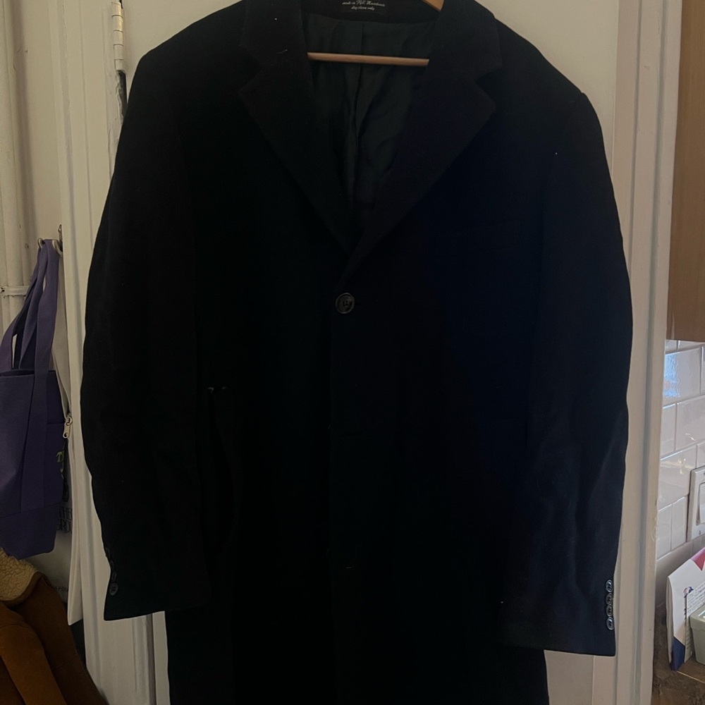 Ralph Lauren long Men's Black Overcoat